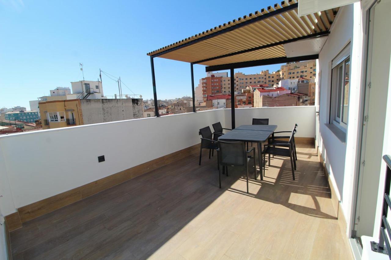 Апартаменты Atico Loft De Lujo Con Terraza Espectacular Y Vista A Los 2 Castillos Аликанте Экстерьер фото