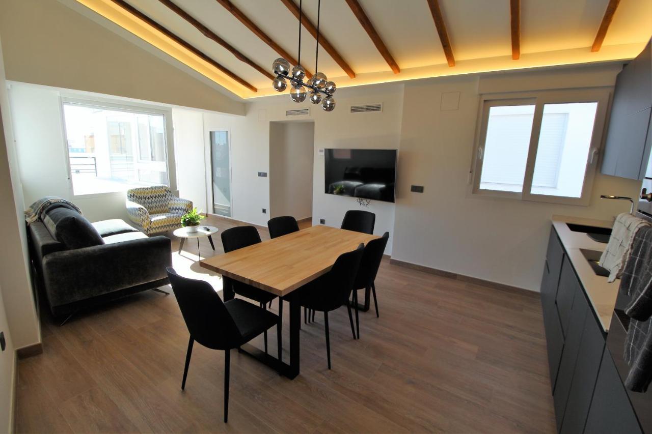 Апартаменты Atico Loft De Lujo Con Terraza Espectacular Y Vista A Los 2 Castillos Аликанте Экстерьер фото