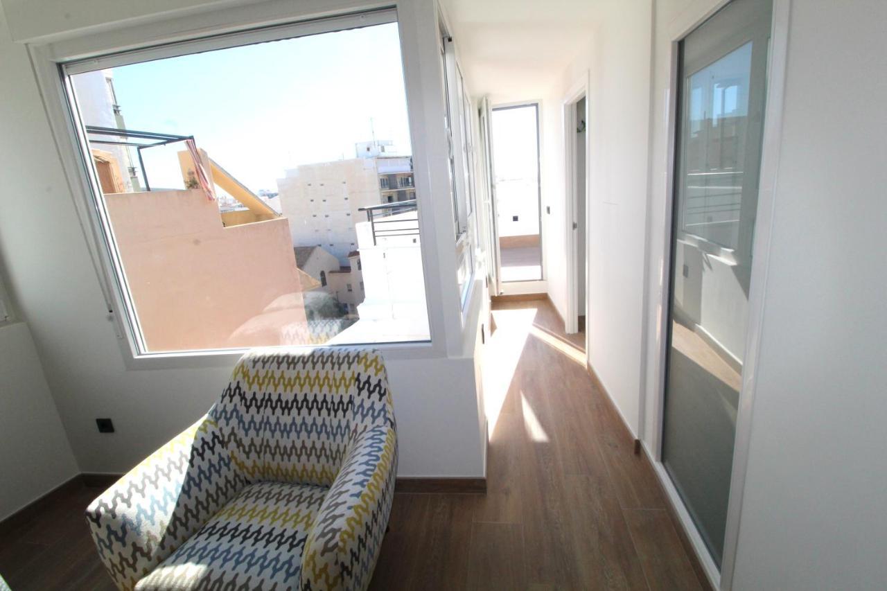 Апартаменты Atico Loft De Lujo Con Terraza Espectacular Y Vista A Los 2 Castillos Аликанте Экстерьер фото